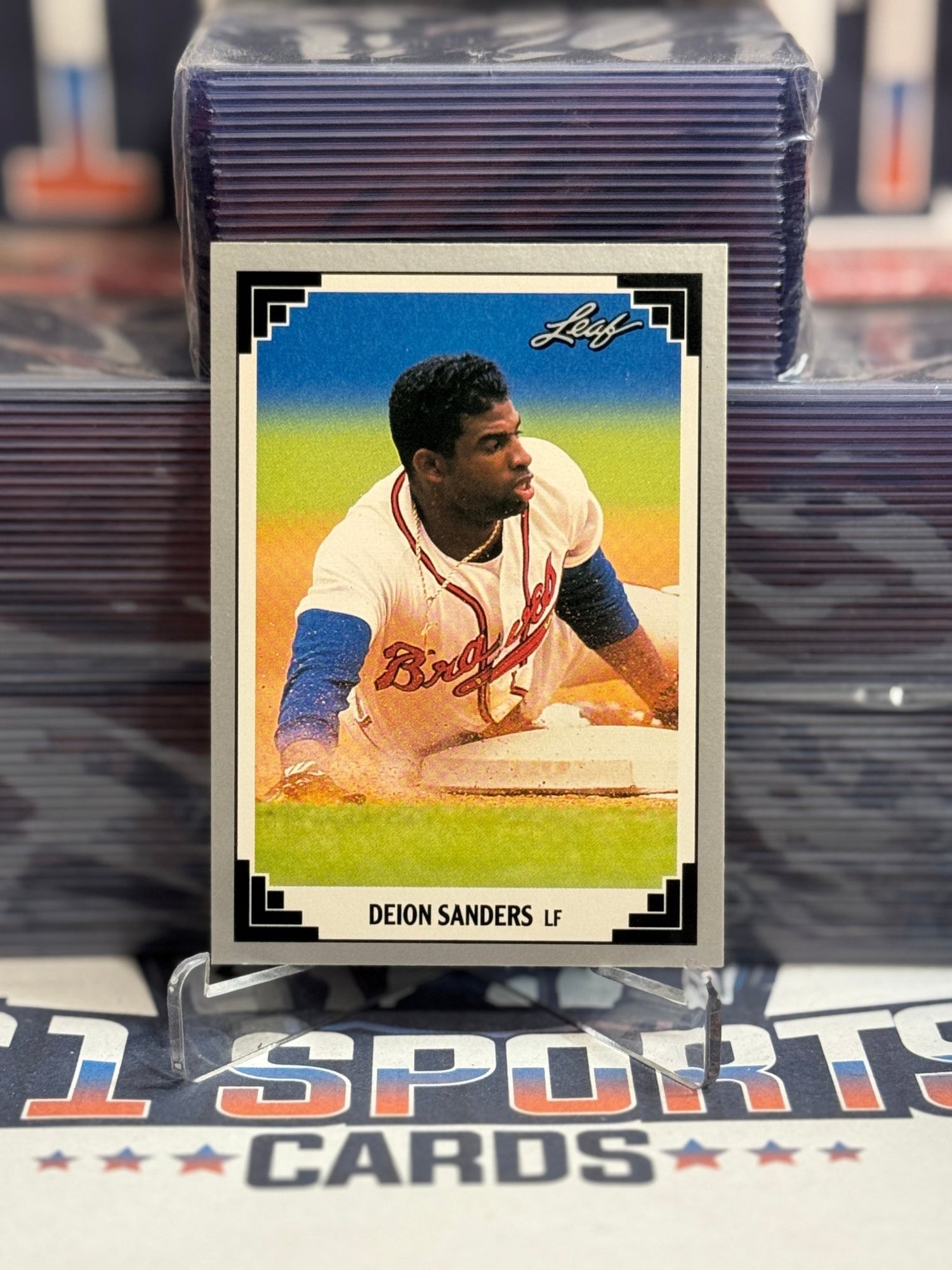 1991 Leaf (2nd Year) Deion Sanders 436