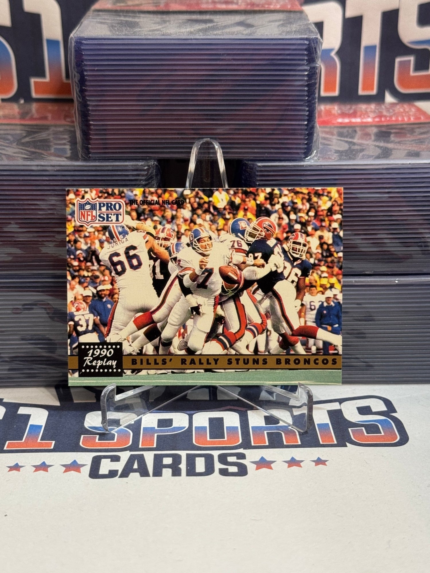 1991 Pro Set (Bills' Rally Stuns Broncos) John Elway #326