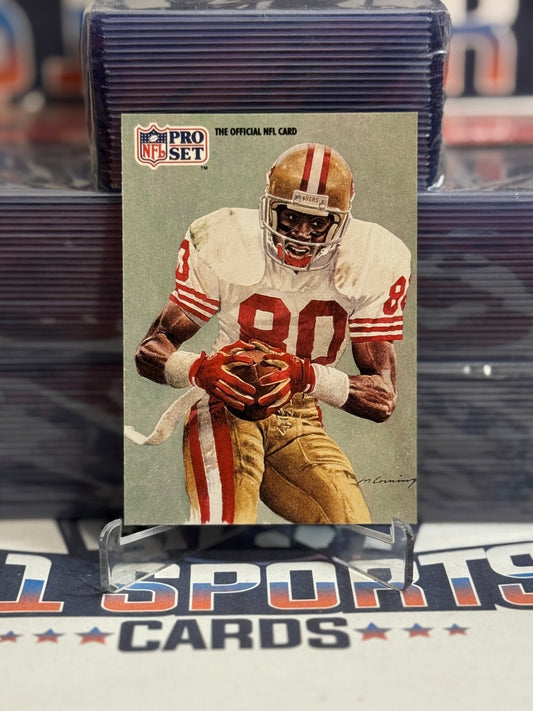 1991 Pro Set (Portraits) Jerry Rice 379
