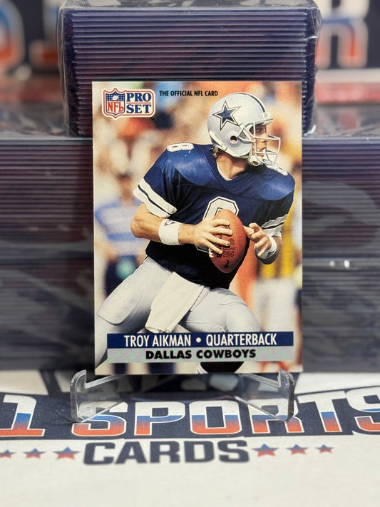 1991 Pro Set Troy Aikman 128