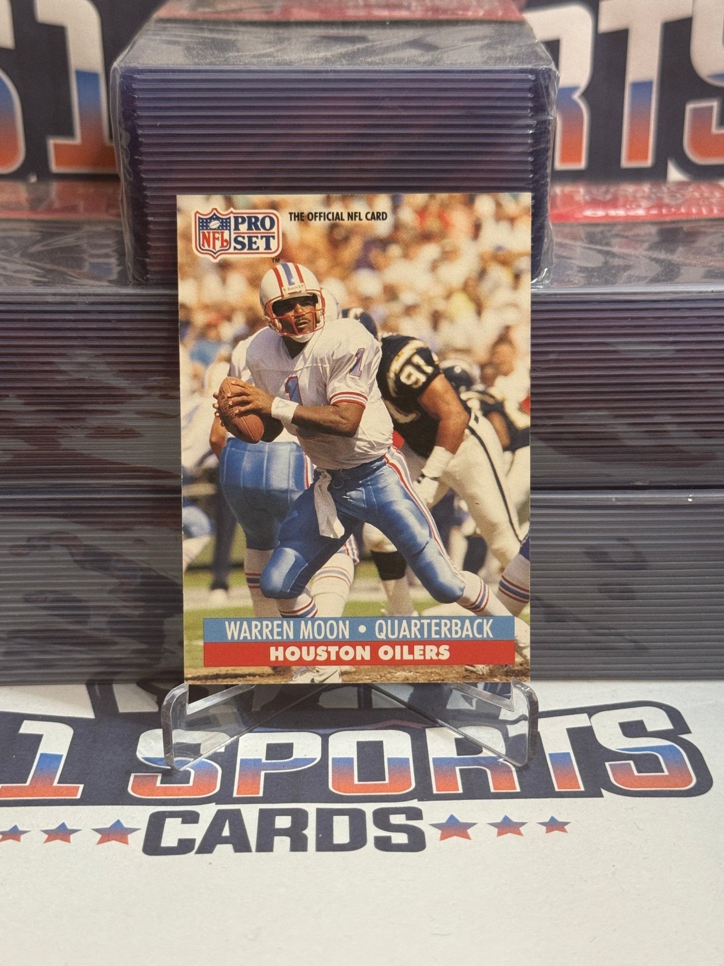 1991 Pro Set Warren Moon #167