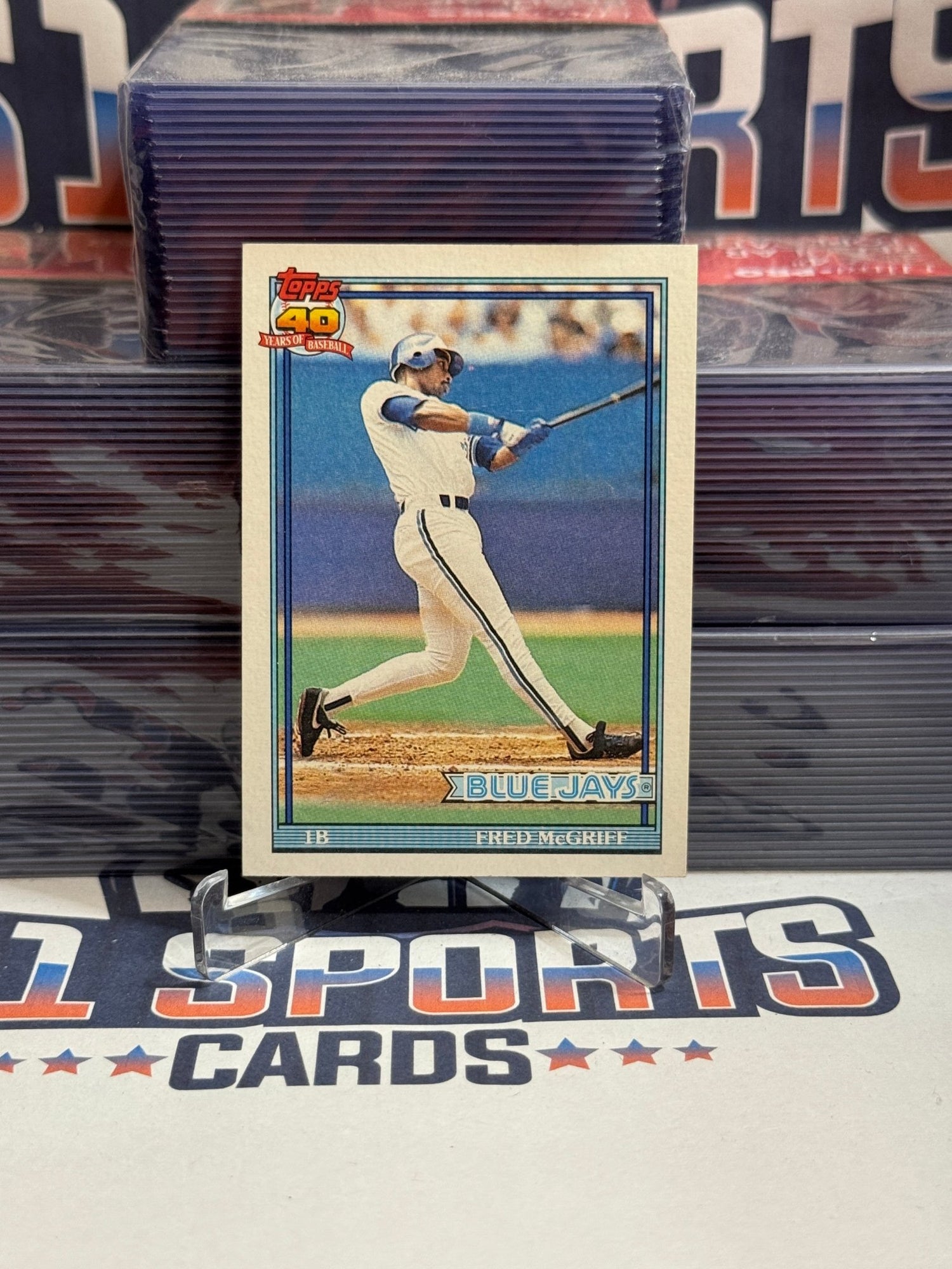 1991 Topps Fred McGriff #140