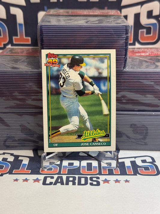 1991 Topps Jose Canseco #700