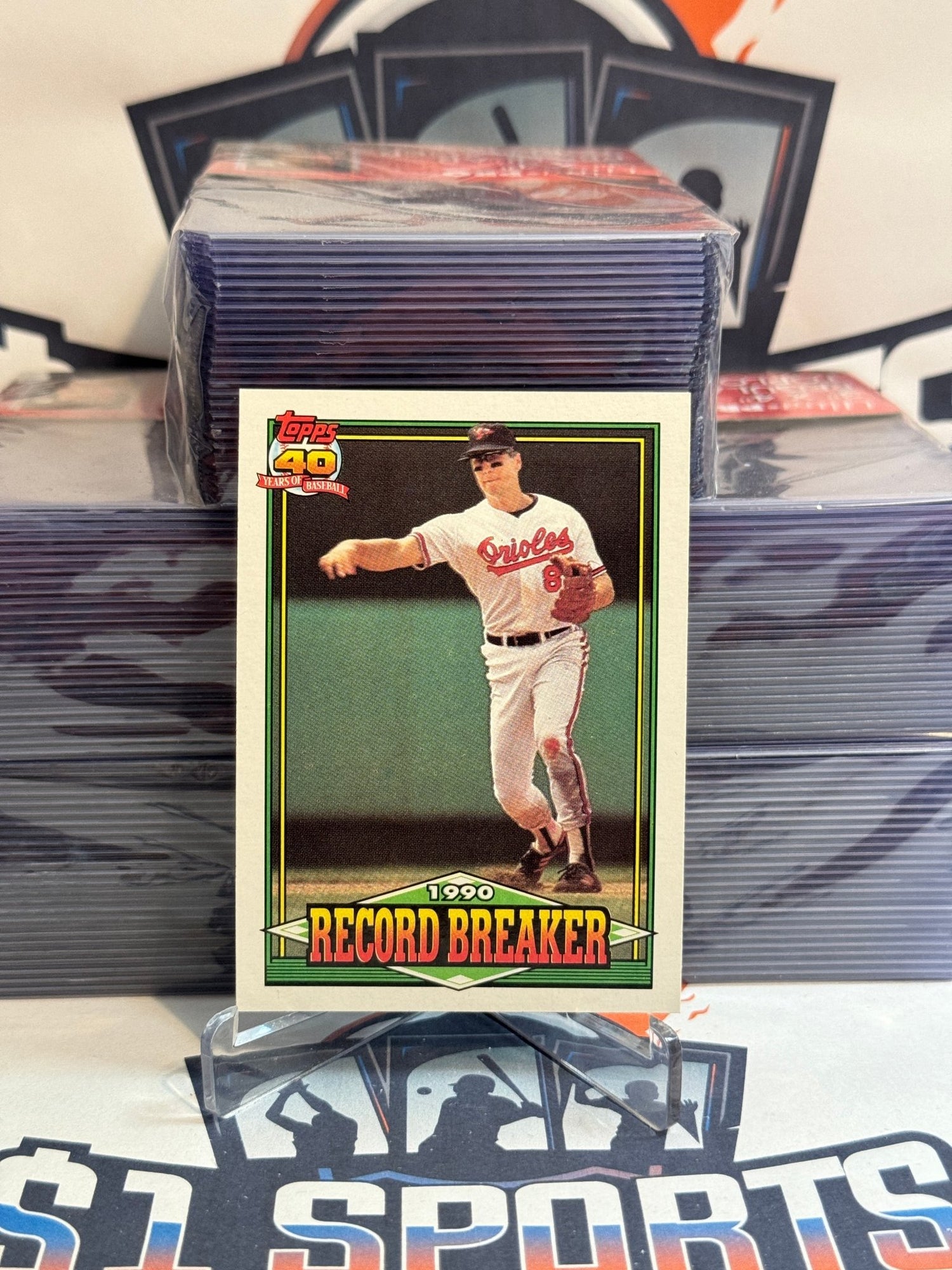 1991 Topps (Record Breaker) Cal Ripken Jr. #5