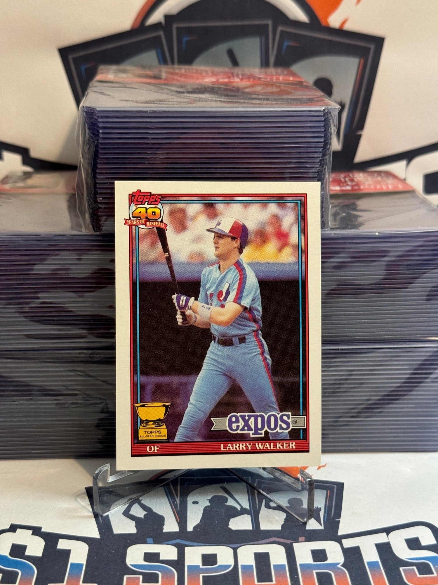 1991 Topps (Rookie Cup) Larry Walker #339