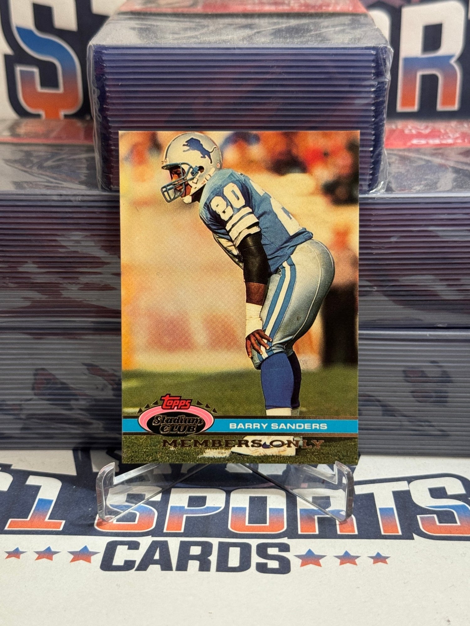 1991 Topps Stadium Club (Members Only) Barry Sanders #NNO