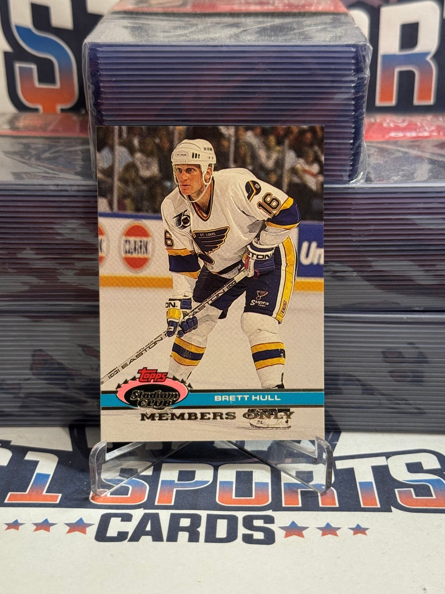 1991 Topps Stadium Club (Members Only) Brett Hull #NNO