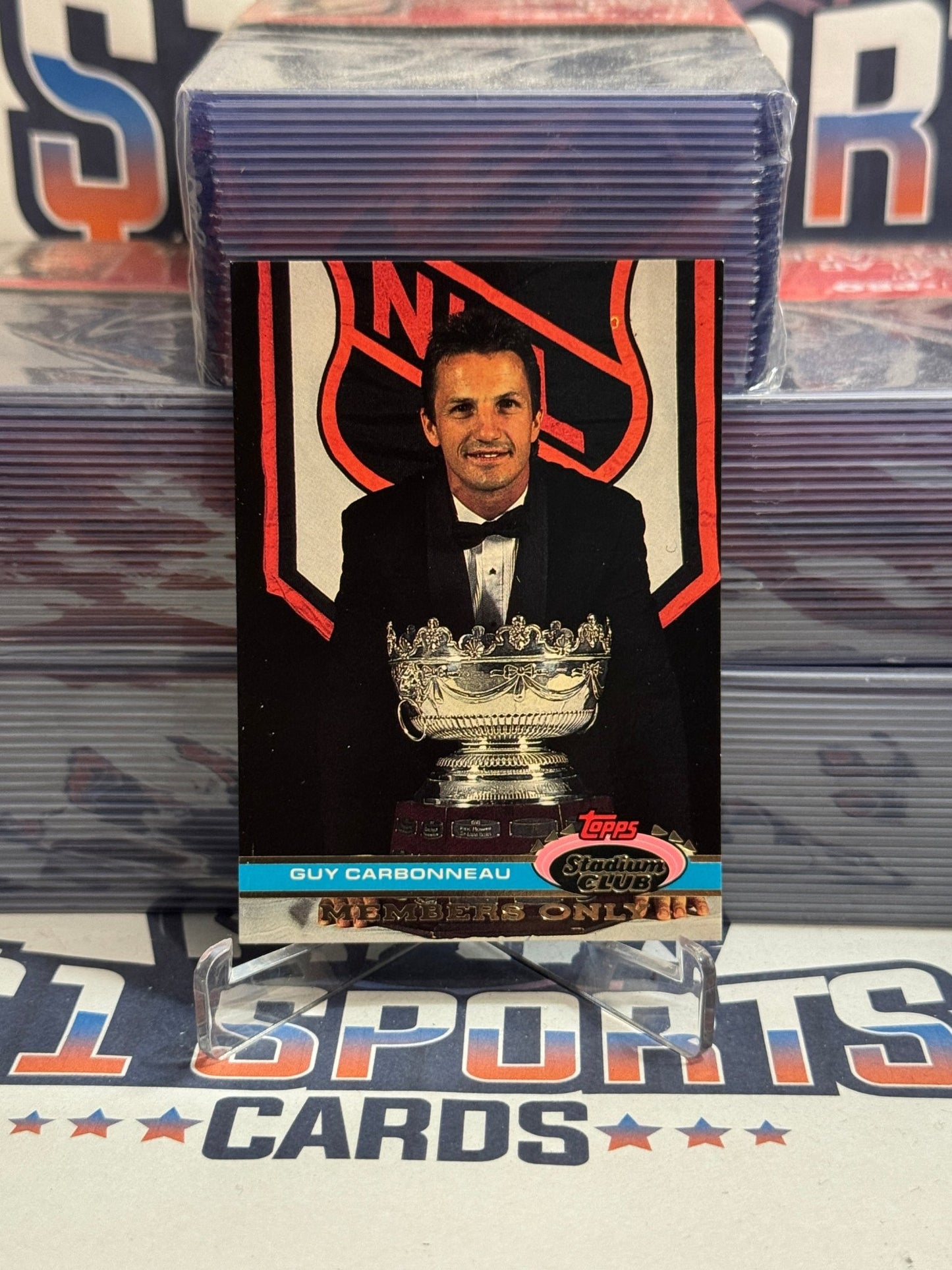 1991 Topps Stadium Club (Members Only) Guy Carbonneau #NNO