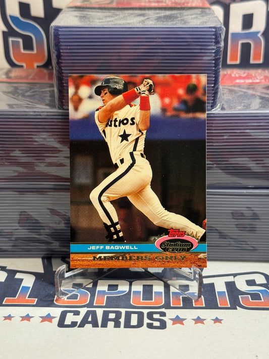 1991 Topps Stadium Club (Members Only) Jeff Bagwell Rookie #NNO