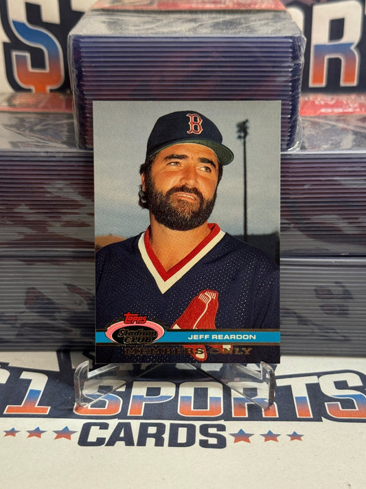 1991 Topps Stadium Club (Members Only) Jeff Reardon #NNO