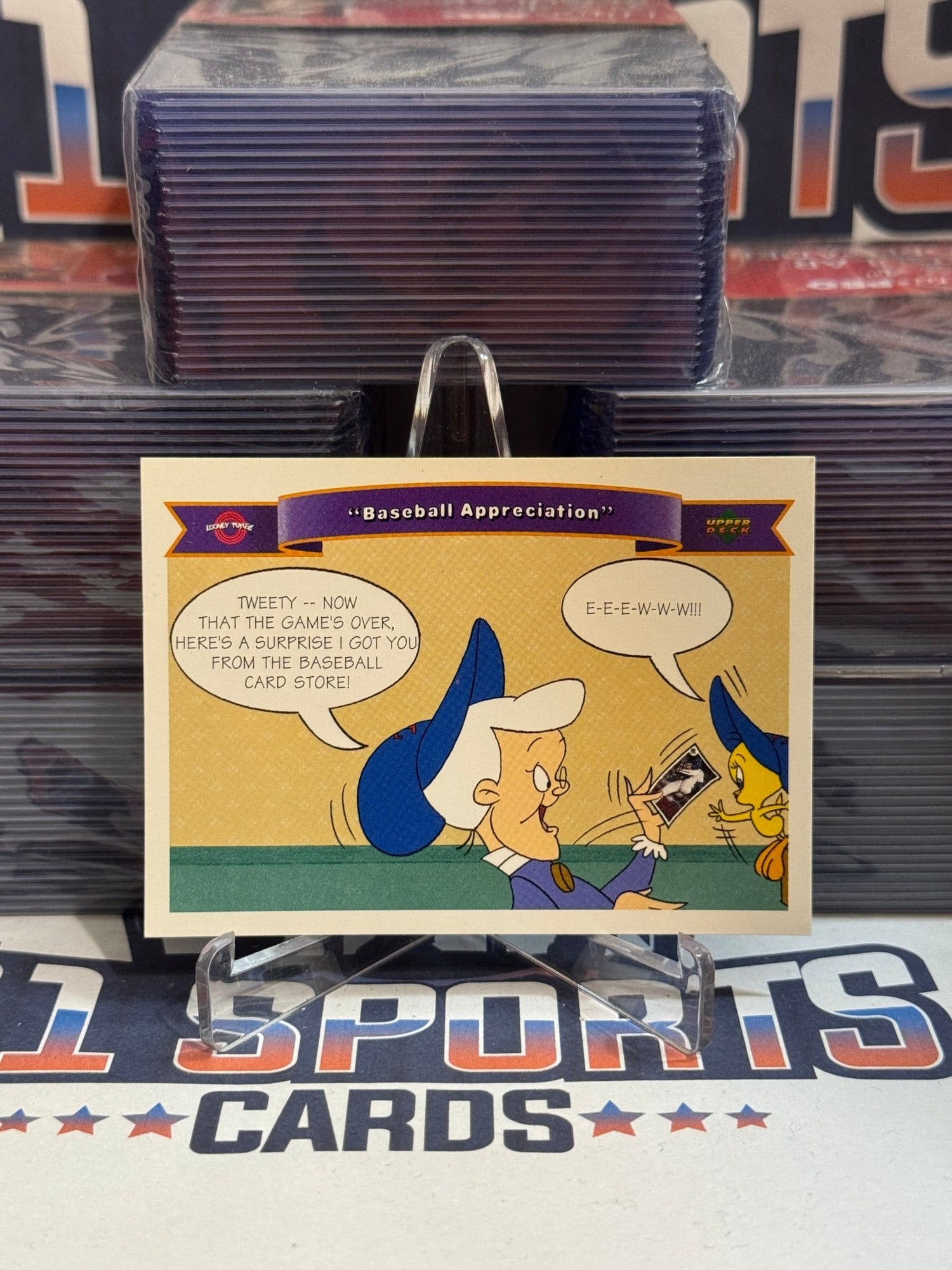 1991 Upper Deck Looney Tunes Comic Ball Nolan Ryan #158