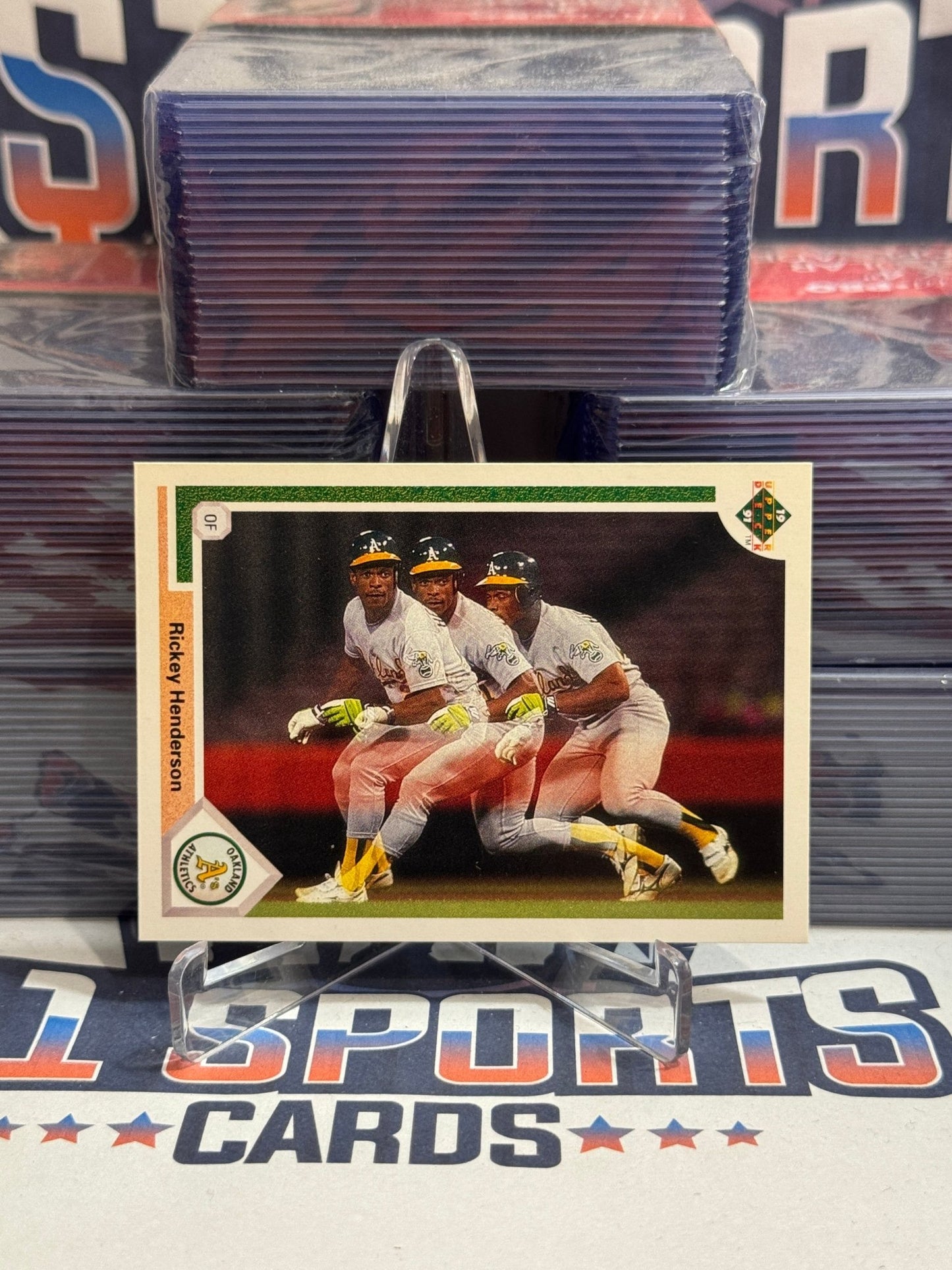 1991 Upper Deck (Motion) Rickey Henderson #444