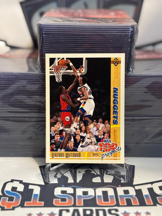 1991 Upper Deck (NBA Top Prospects) Dikembe Mutombo Rookie #446