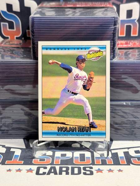1992 Donruss (Highlights) Nolan Ryan #154