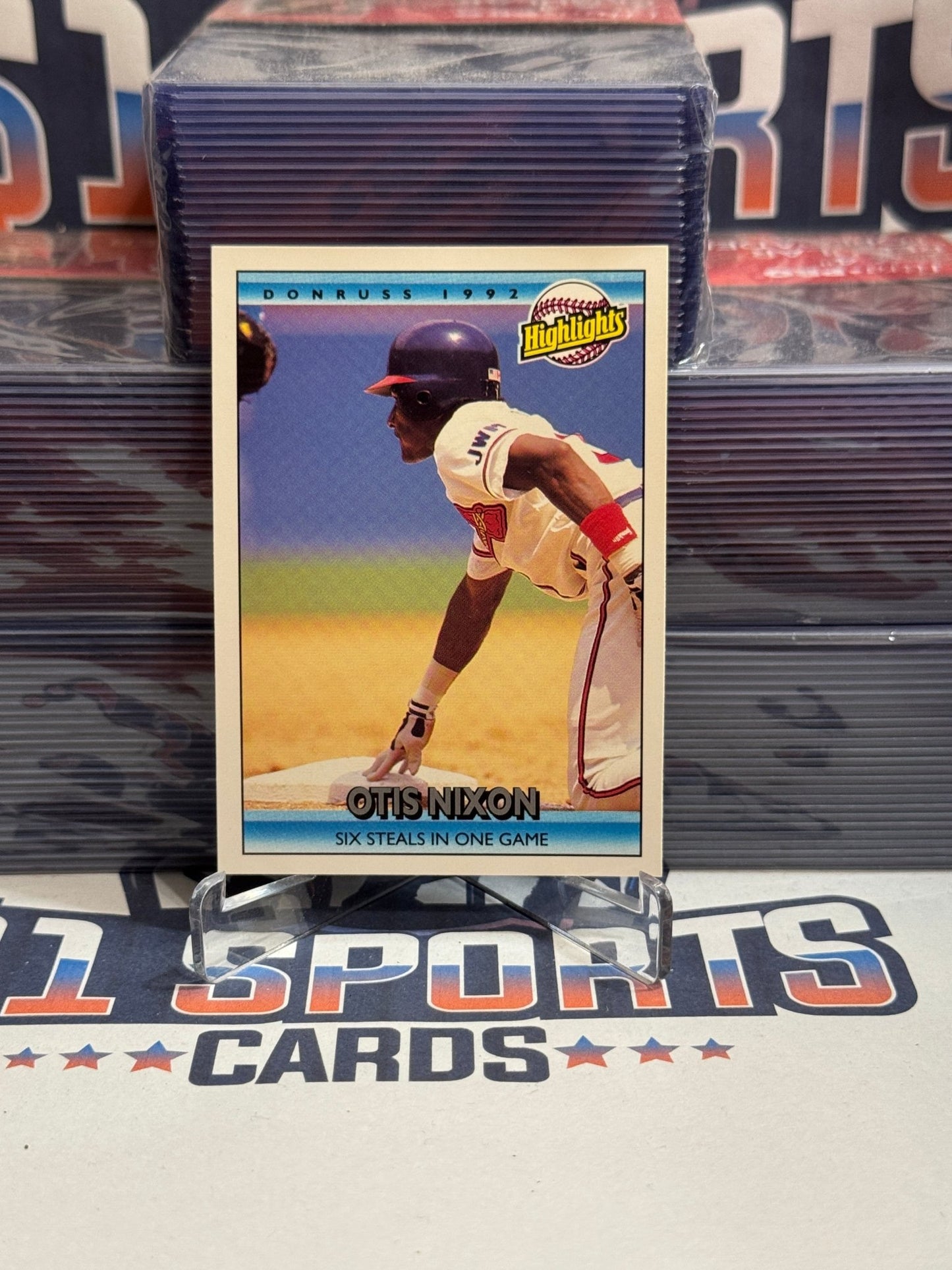 1992 Donruss (Highlights) Otis Nixon #33