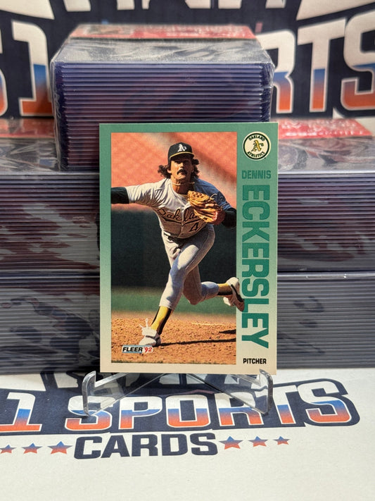 1992 Fleer Dennis Eckersley #255