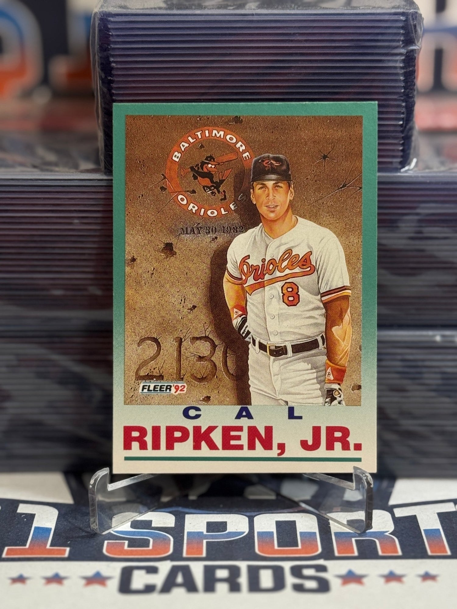 1992 Fleer (Pro - Vision) Cal Ripken Jr. 711
