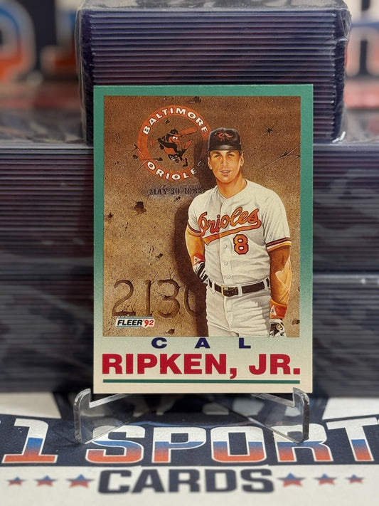 1992 Fleer (Pro - Vision) Cal Ripken Jr. 711