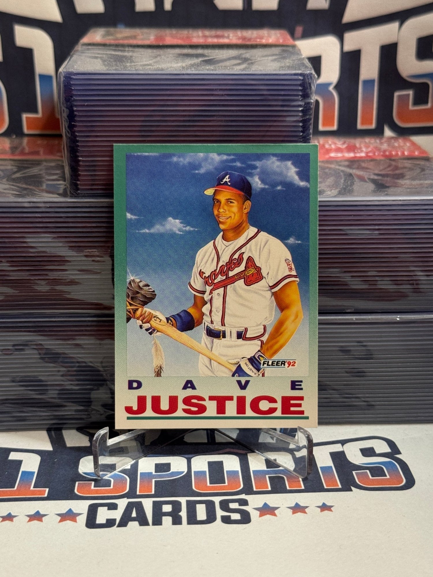 1992 Fleer (Pro - Visions) David Justice #713