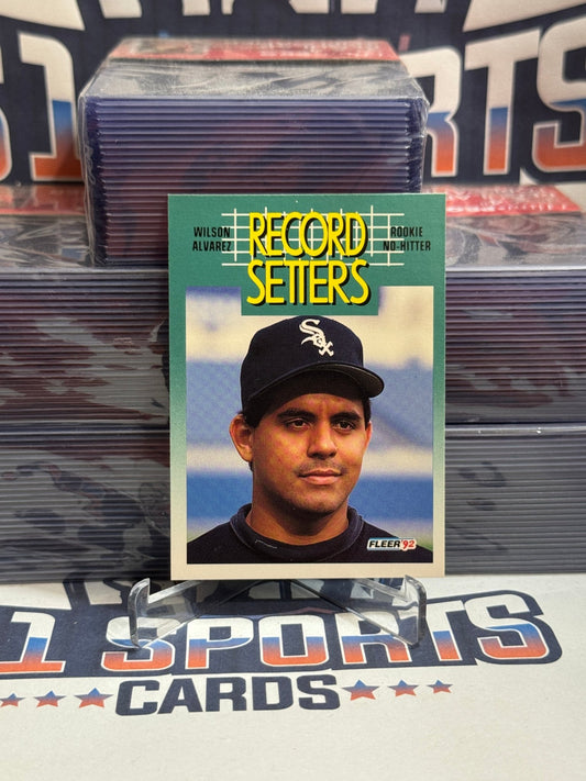 1992 Fleer (Record Setters) Wilson Alvarez #684