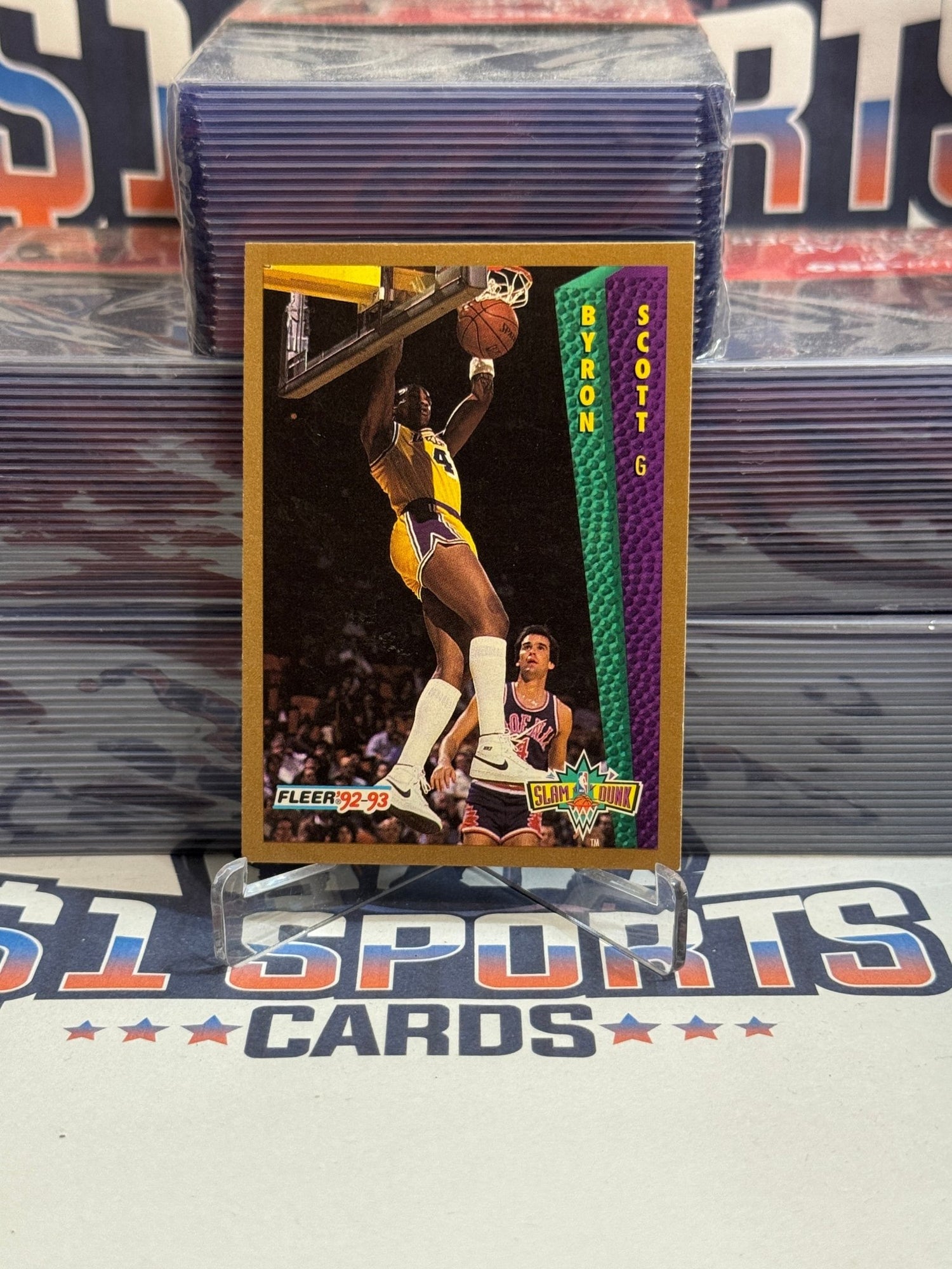 1992 Fleer (Slam Dunk) Byron Scott #284