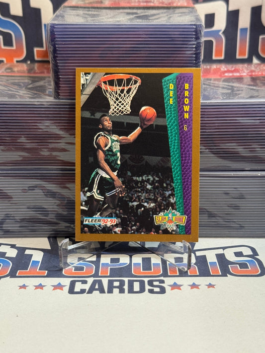 1992 Fleer (Slam Dunk) Dee Brown #281