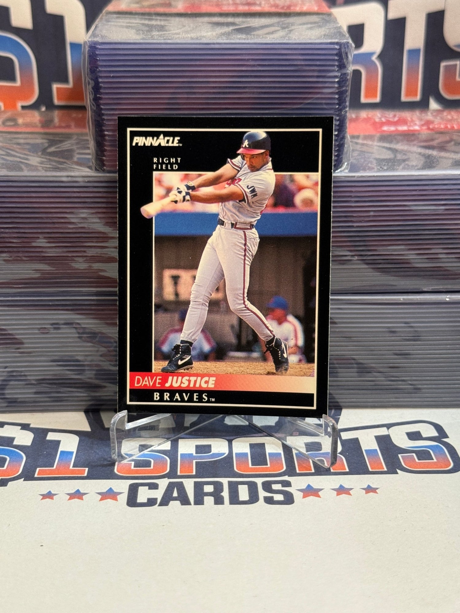 1992 Pinnacle David Justice #100