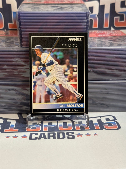 1992 Pinnacle Paul Molitor #8