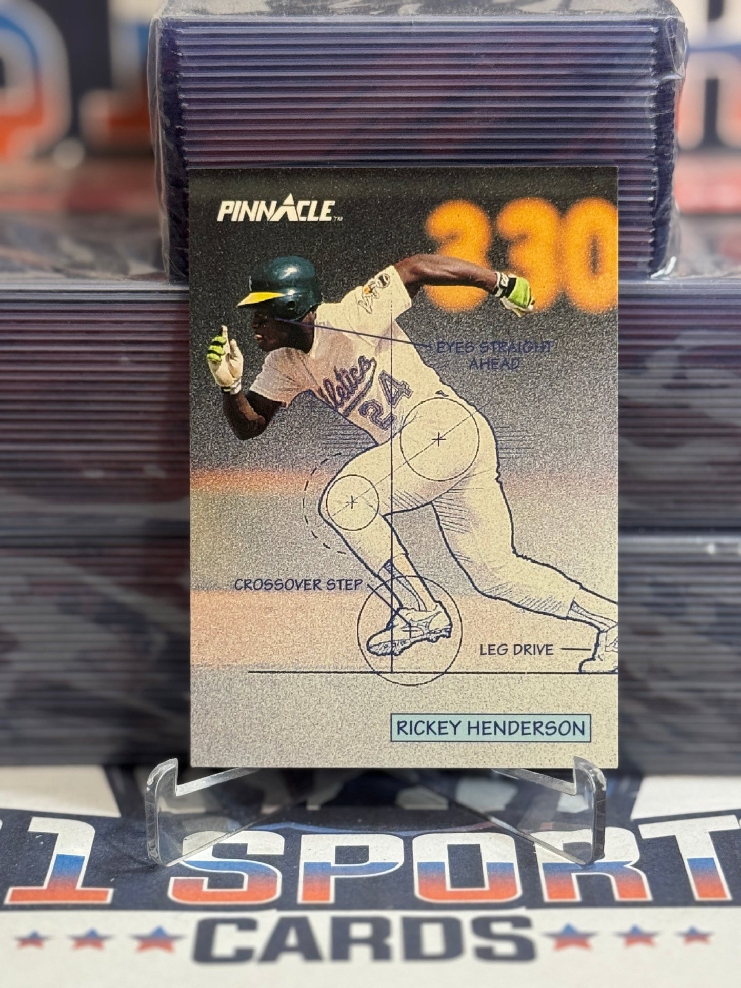 1992 Pinnacle (The Technician) Rickey Henderson 614