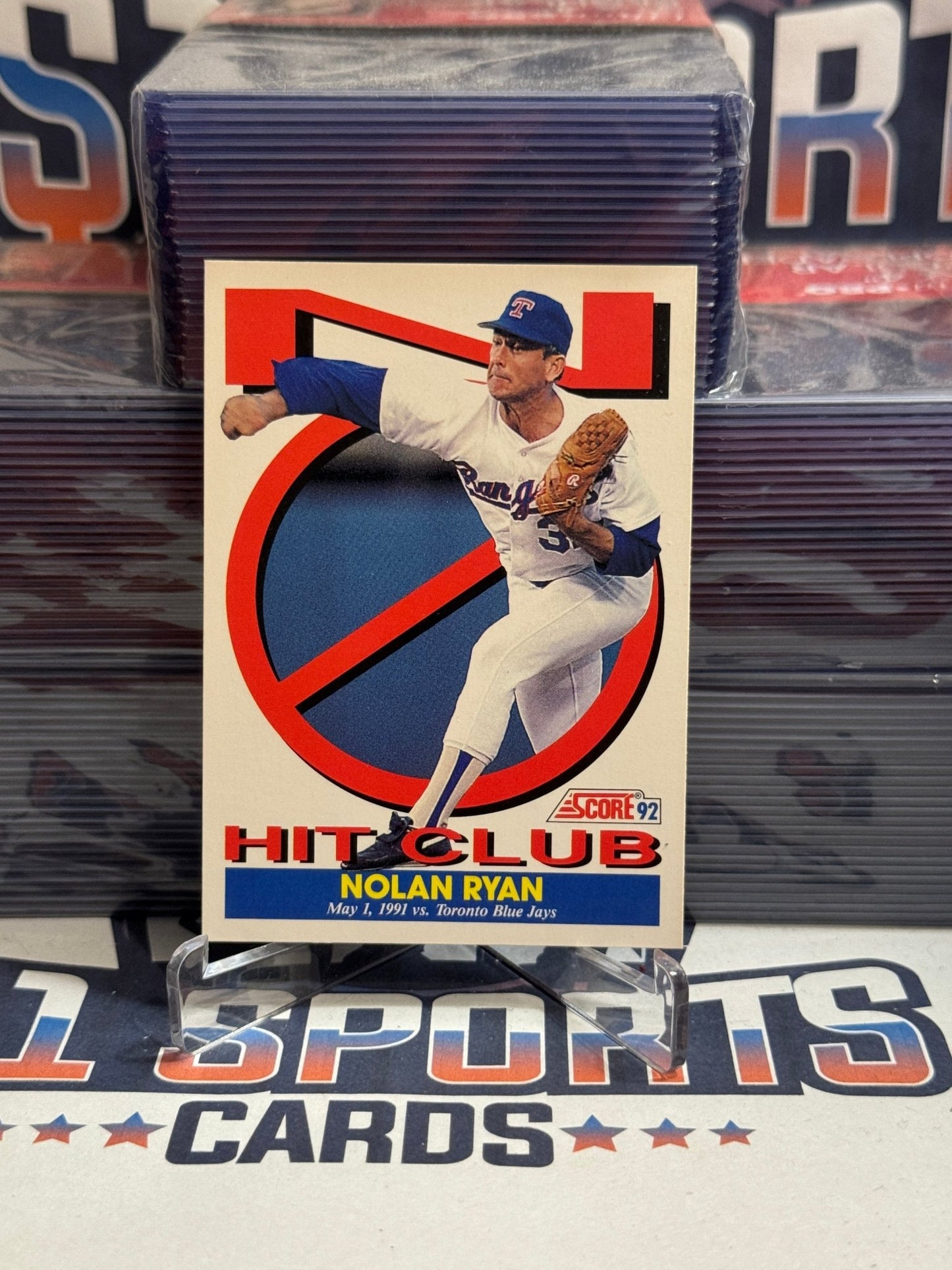 1992 Score (No - Hit Club) Nolan Ryan #425