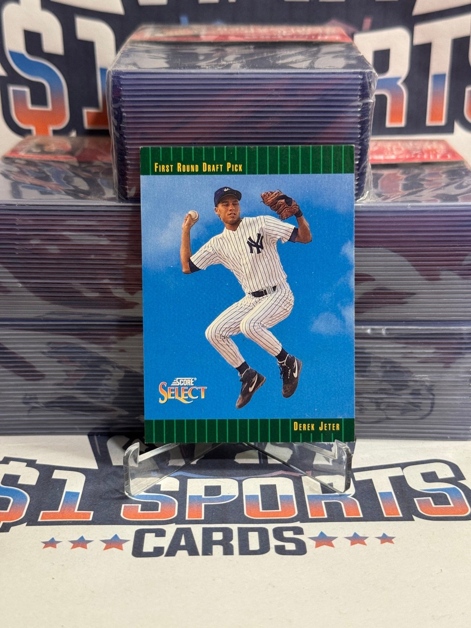 1992 Score Select (1st Round Draft Pick) Derek Jeter Rookie 360