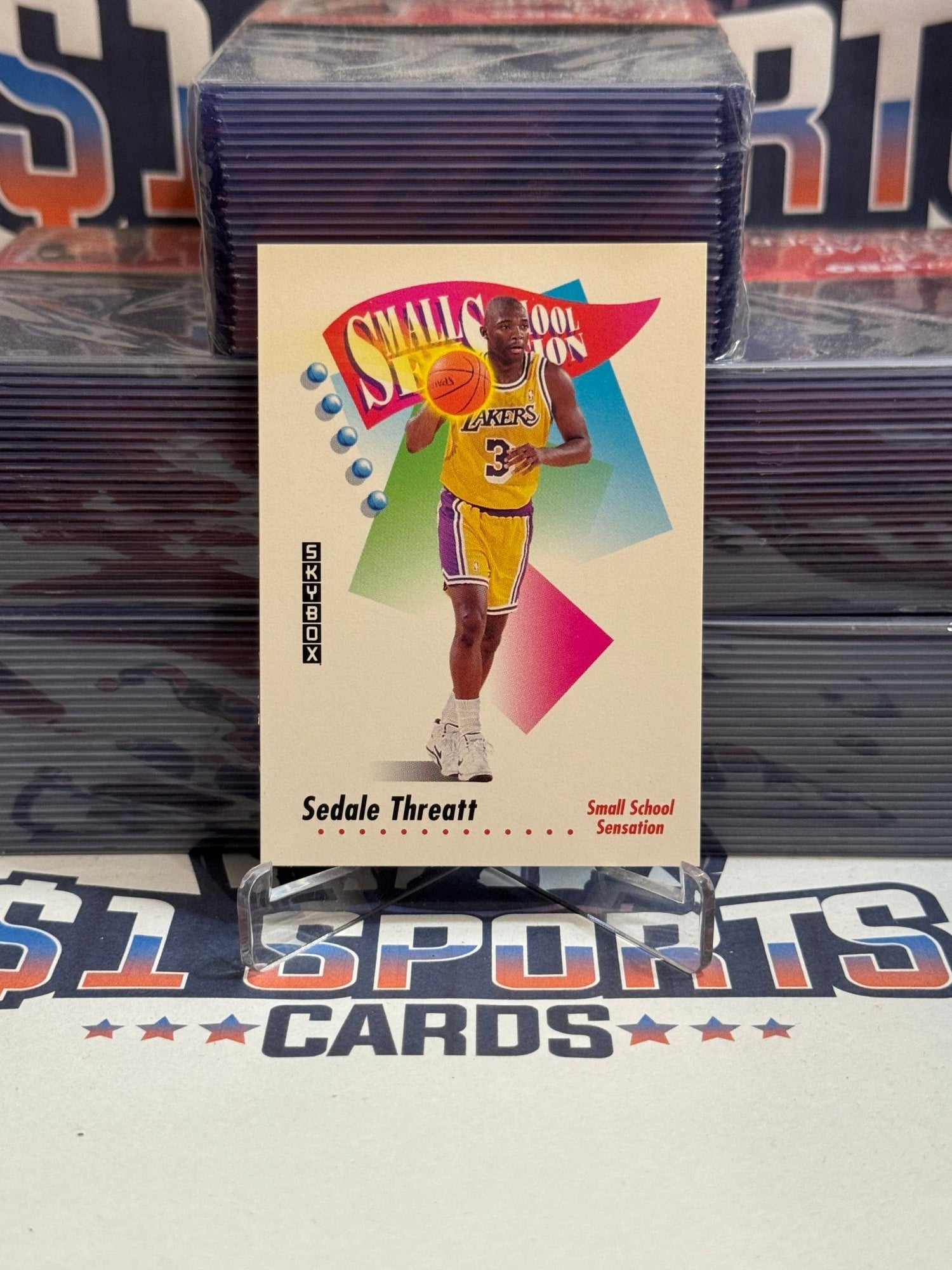 1992 Skybox (Small School Sensation) Sedale Threatt #609