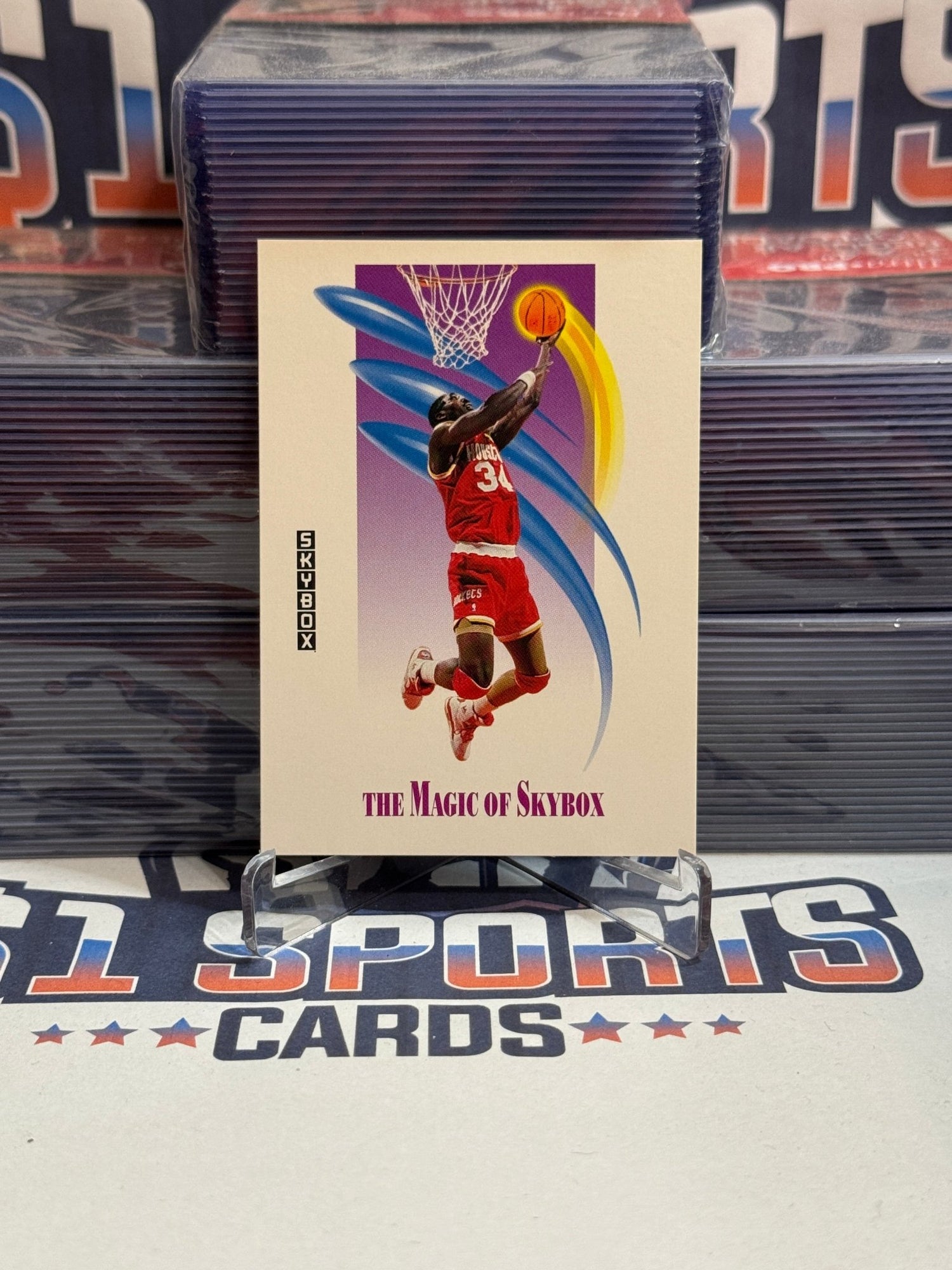 1992 Skybox (The Magic of Skybox) Hakeem Olajuwon #568