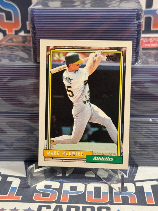 1992 Topps Mark McGwire #450