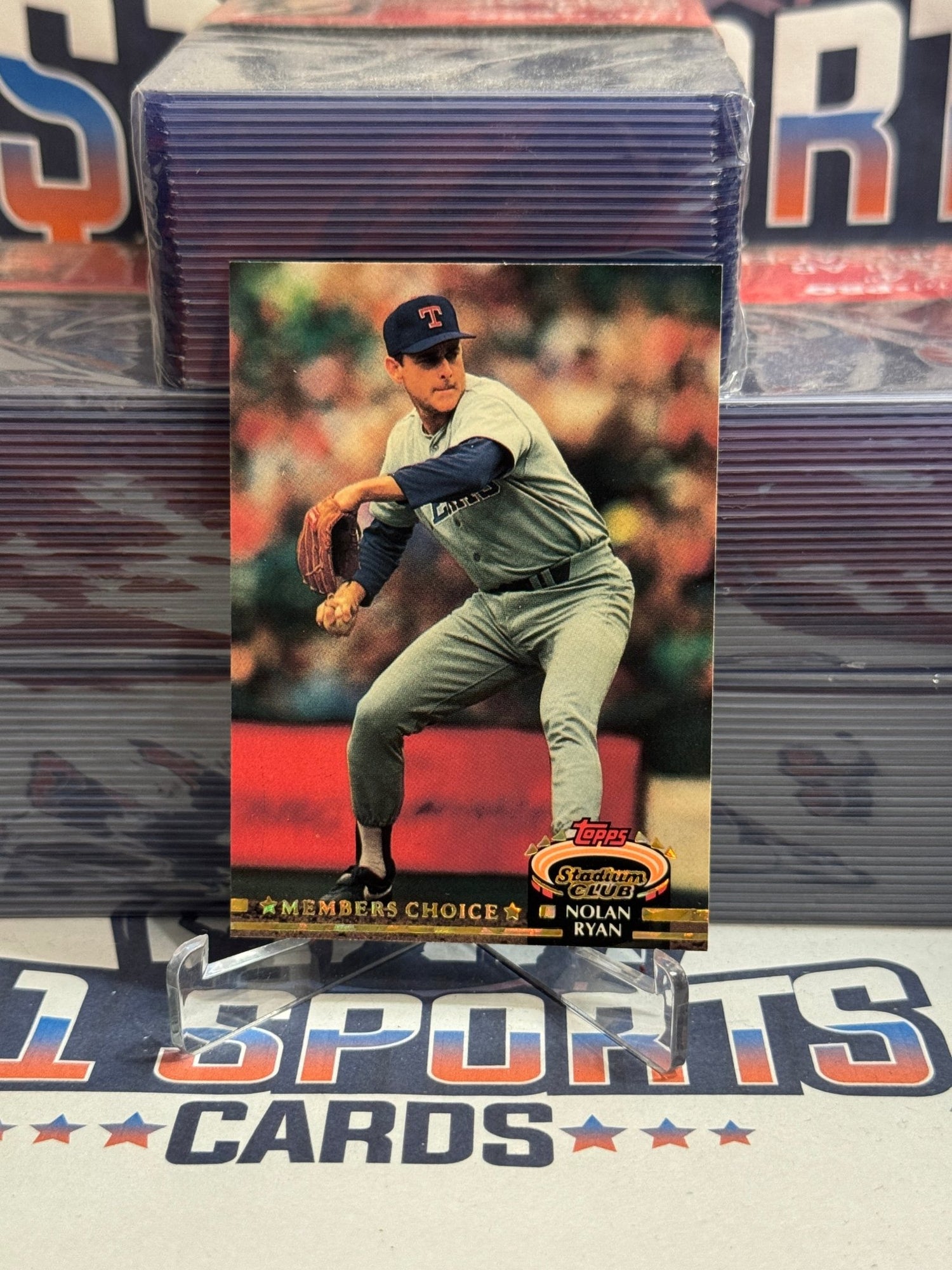 1992 Topps Stadium Club (Members Choice) Nolan Ryan #605