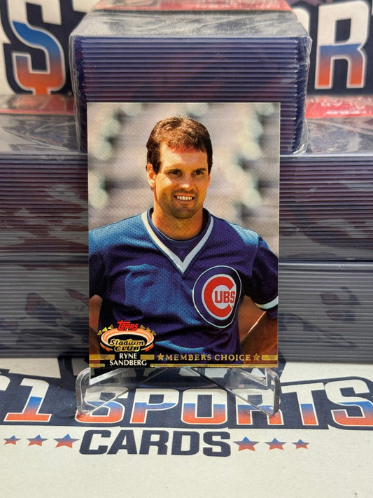 1992 Topps Stadium Club (Members Choice) Ryne Sandberg #600