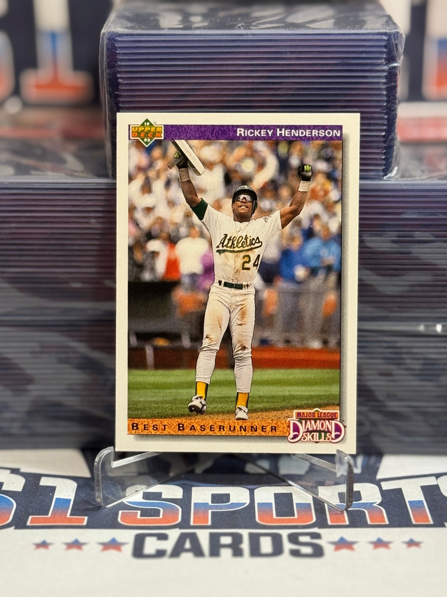 1992 Upper Deck (Best Baserunner) Rickey Henderson 648