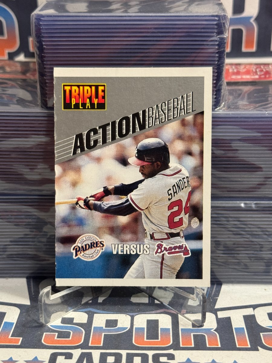 1993 Donruss Triple Play (Action Baseball) Deion Sanders #9