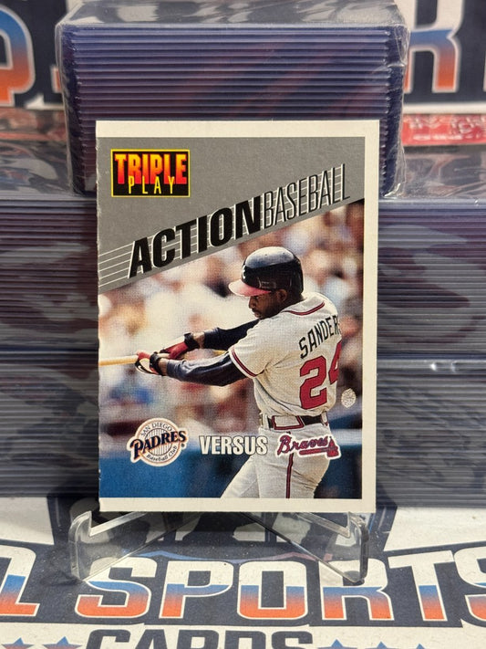 1993 Donruss Triple Play (Action Baseball) Deion Sanders #9