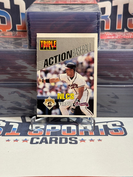 1993 Donruss Triple Play (Triple Action) David Justice #29