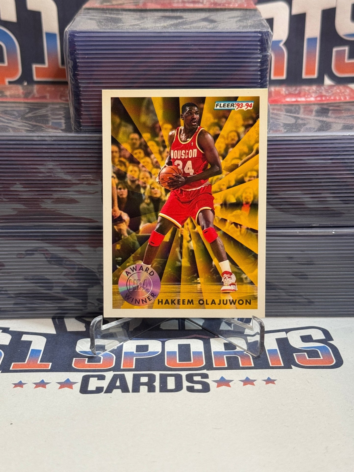 1993 Fleer (Award Winner) Hakeem Olajuwon #230