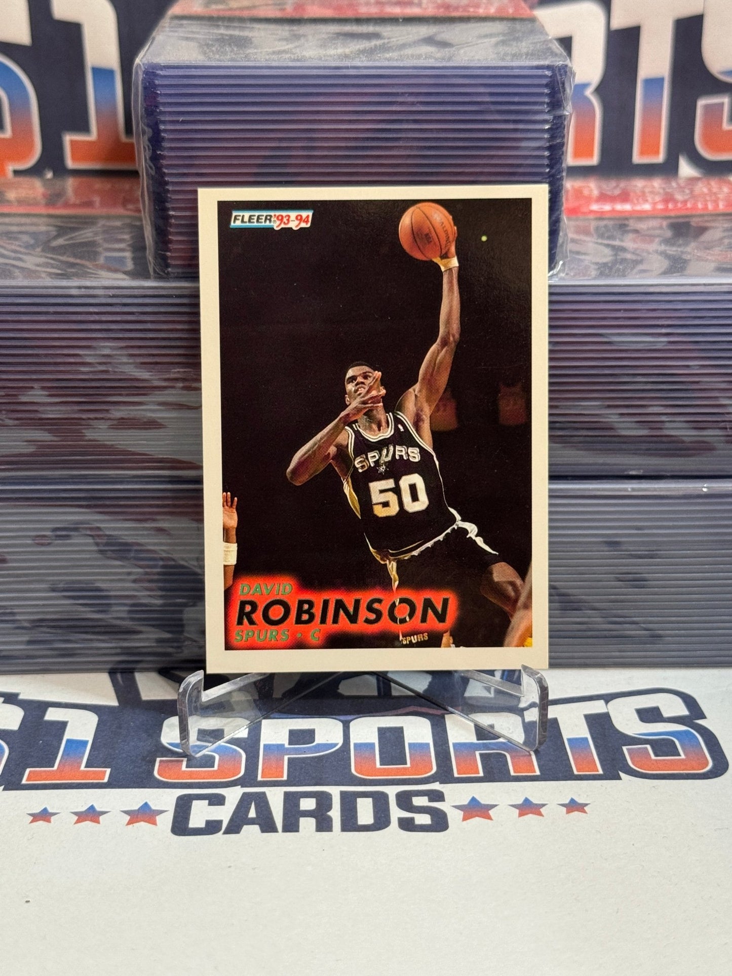 1993 Fleer David Robinson #196