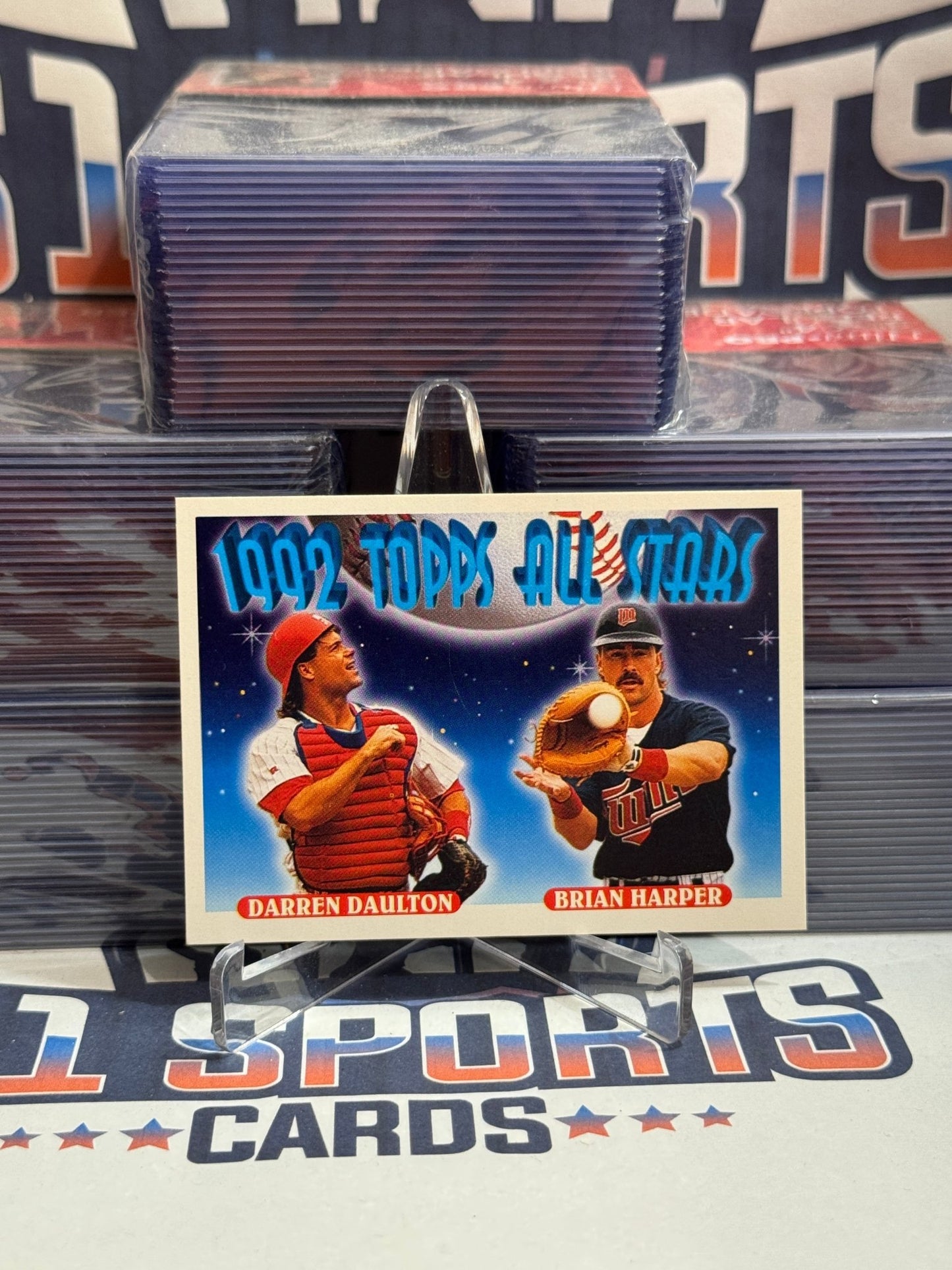 1993 Topps (All - Star) Brian Harper & Darren Daulton #408