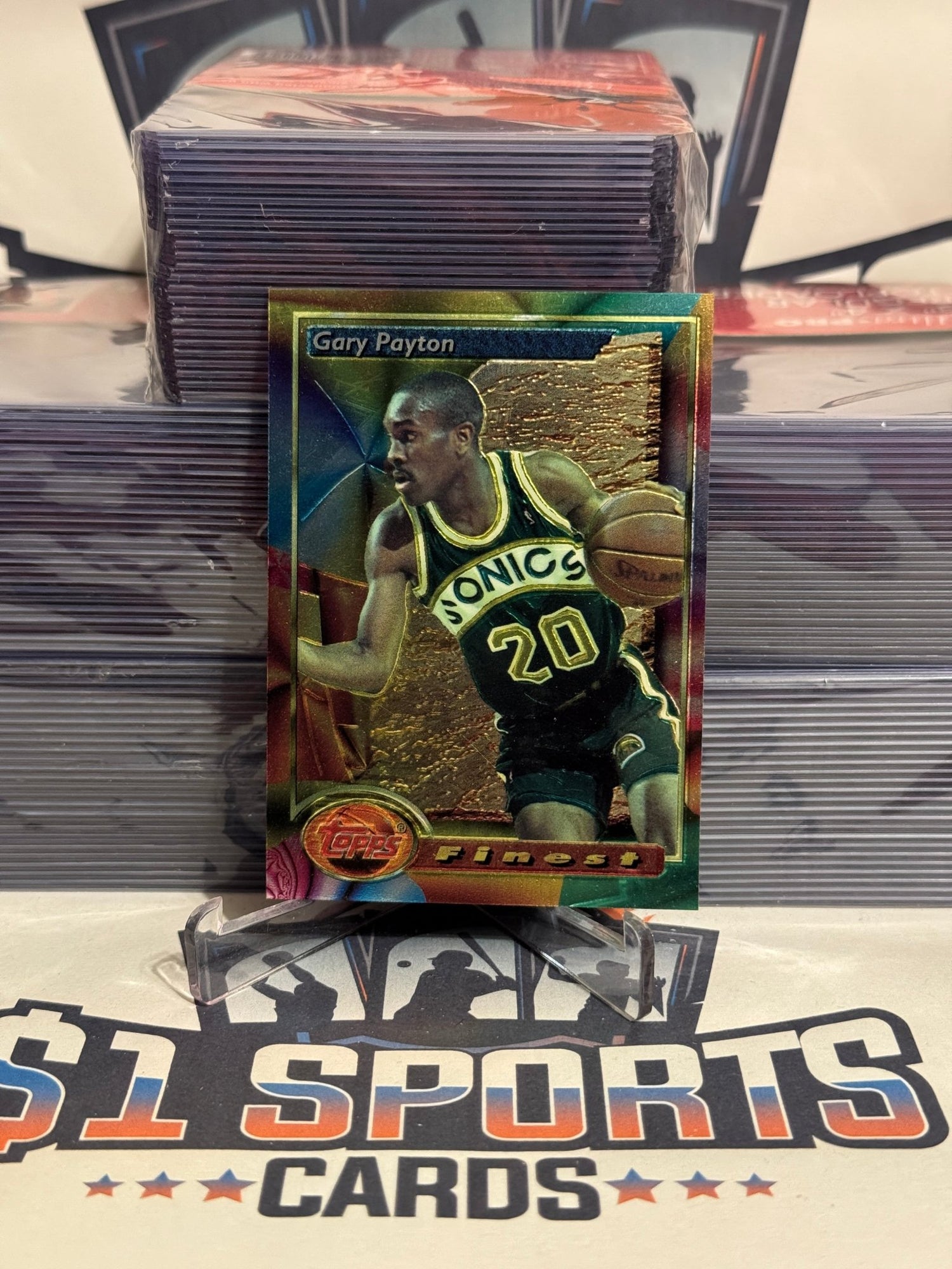 1993 Topps Finest Gary Payton #140