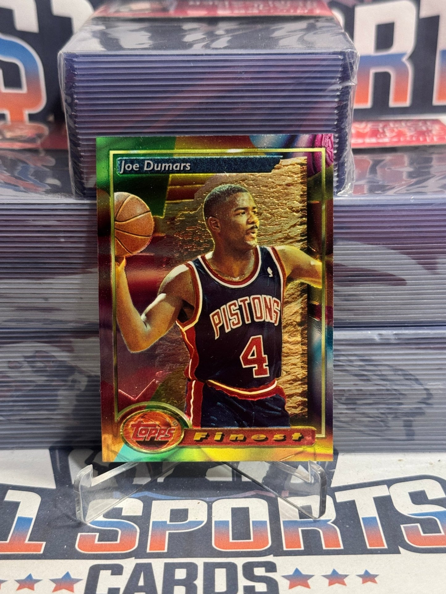 1993 Topps Finest Joe Dumars 199