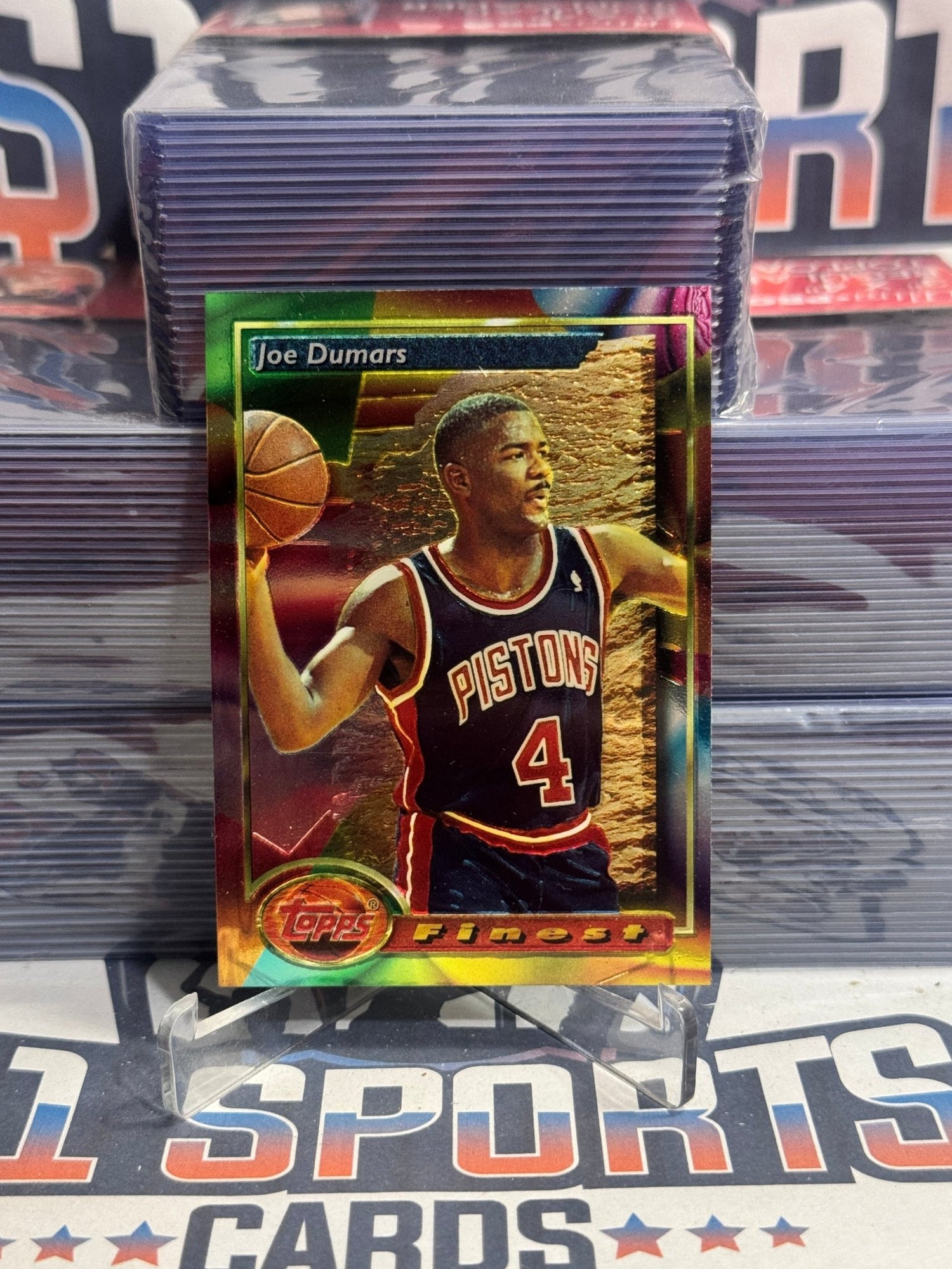 1993 Topps Finest Joe Dumars 199
