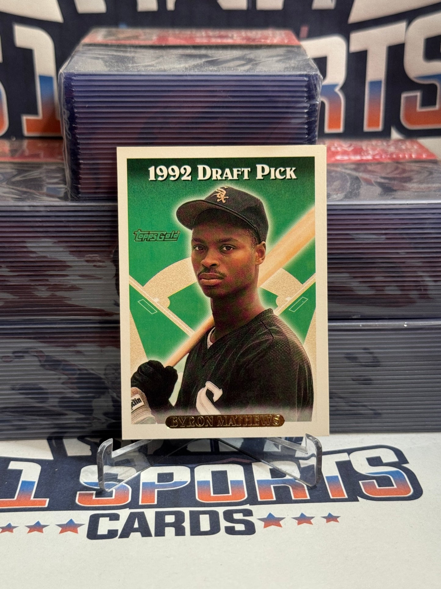 1993 Topps (Gold, Draft Pick) Byron Mathews Rookie #612