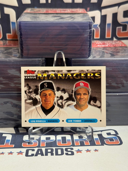 1993 Topps (Managers) Joe Torre & Lou Piniella #512