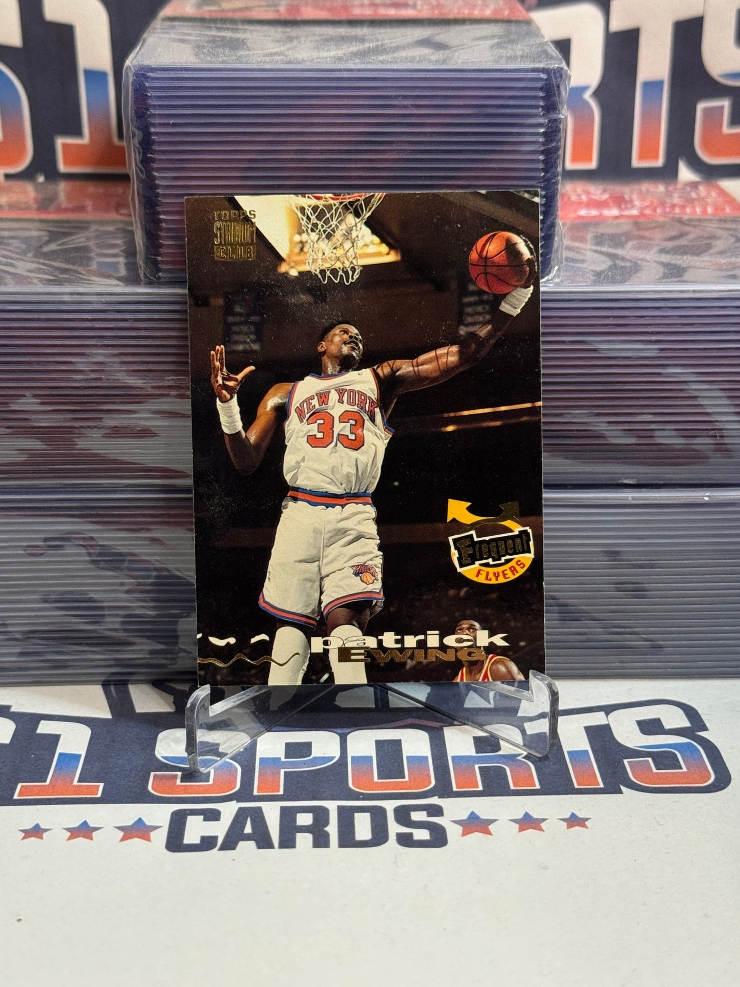 1993 Topps Stadium Club (Frequent Flyers) Patrick Ewing #189