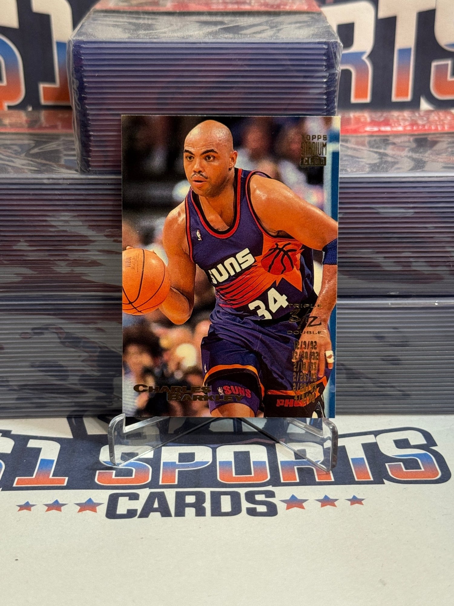 1993 Topps Stadium Club (Triple Double) Charles Barkley #110